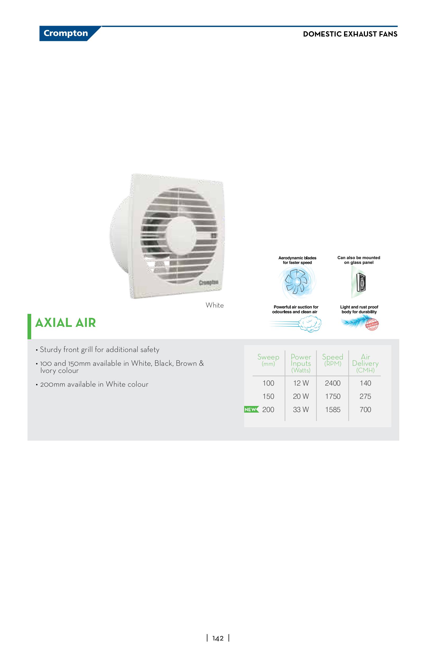 Crompton Exhaust Axial Air