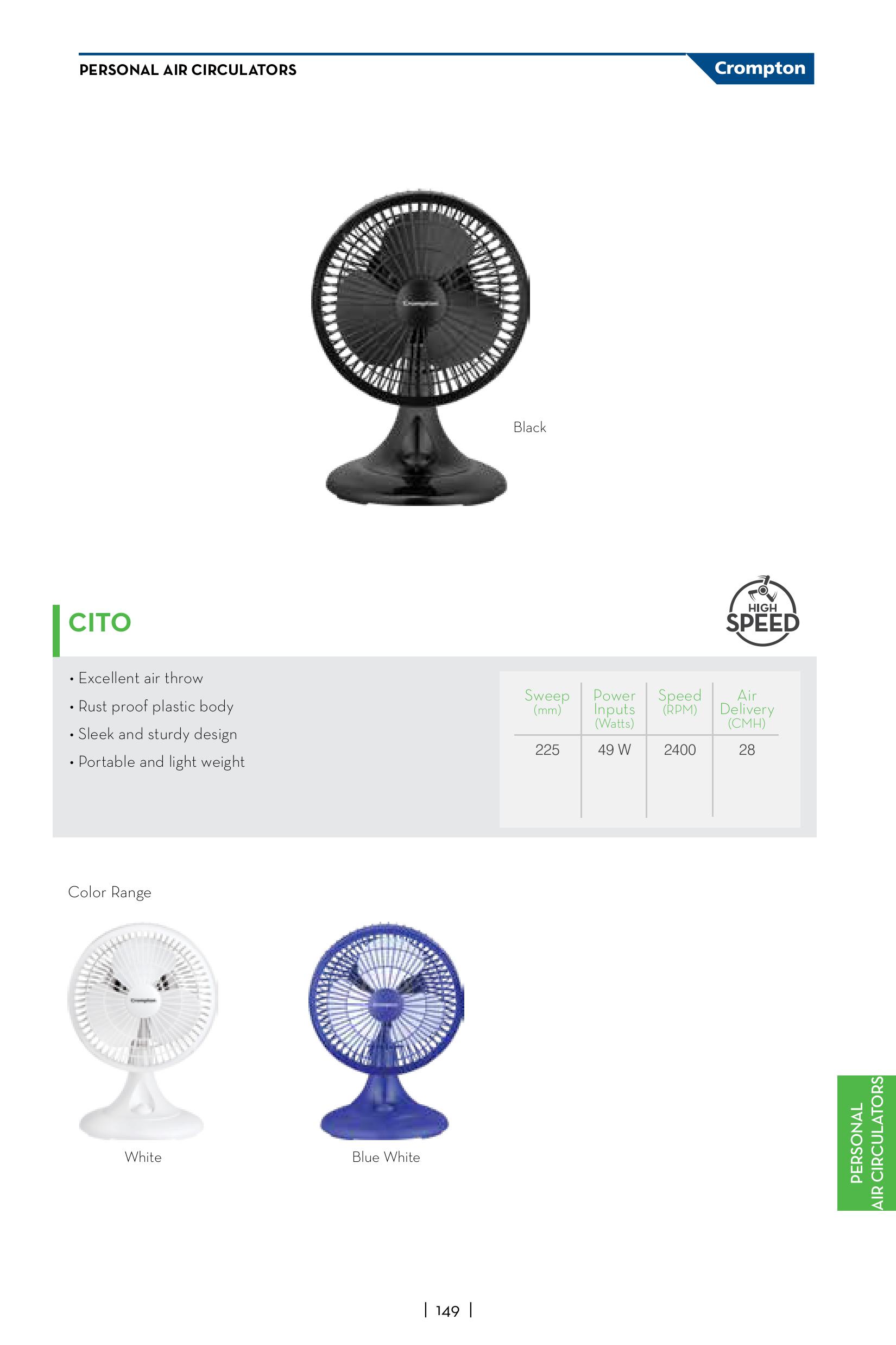 Crompton Personal Cito