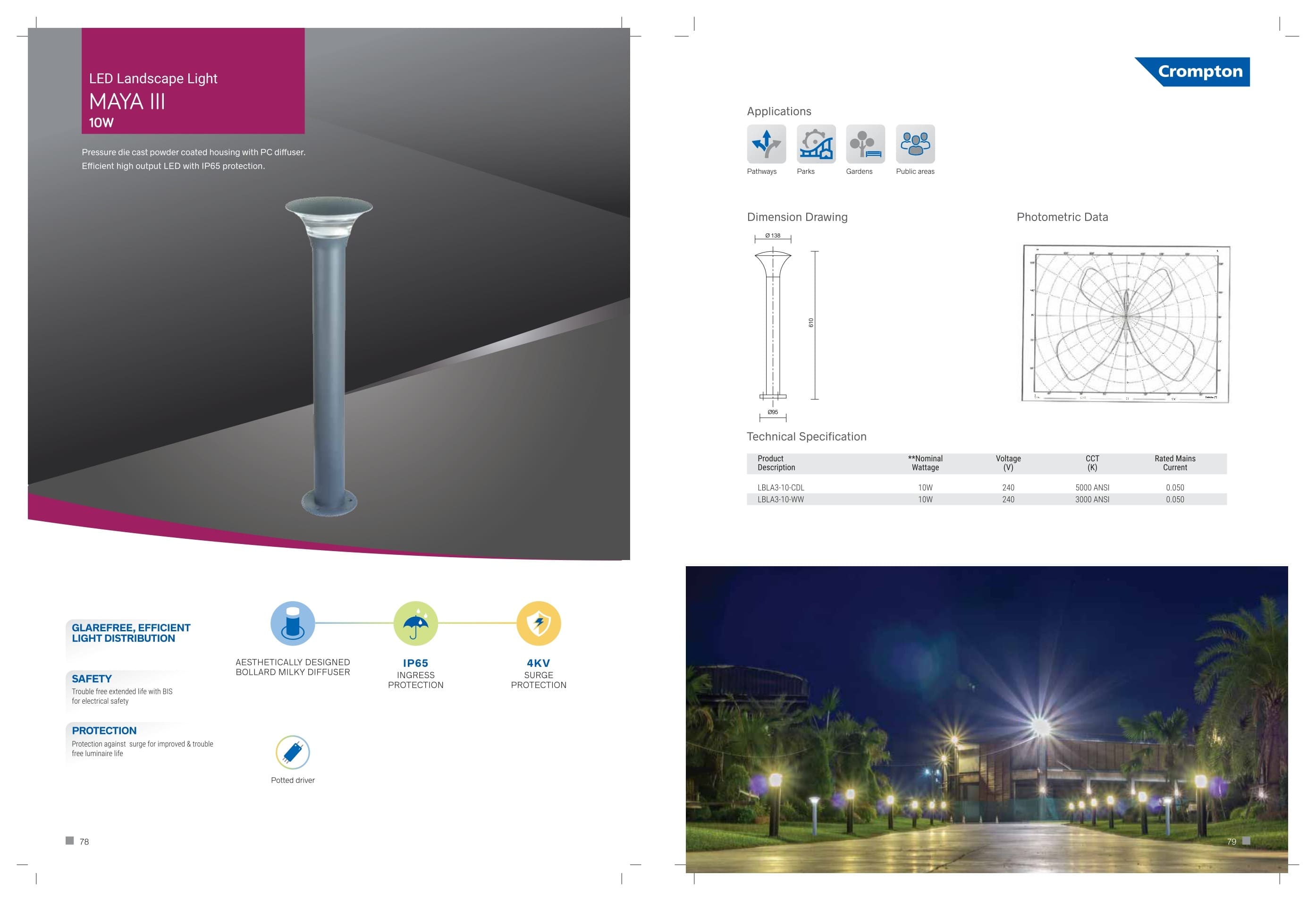 LED Landscape Light MAYA III