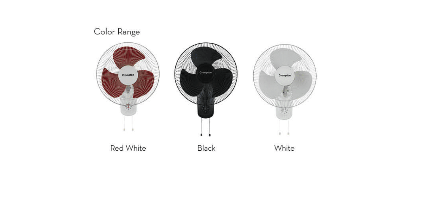 WALL FAN-GALE PLUS-COLOR RANGE