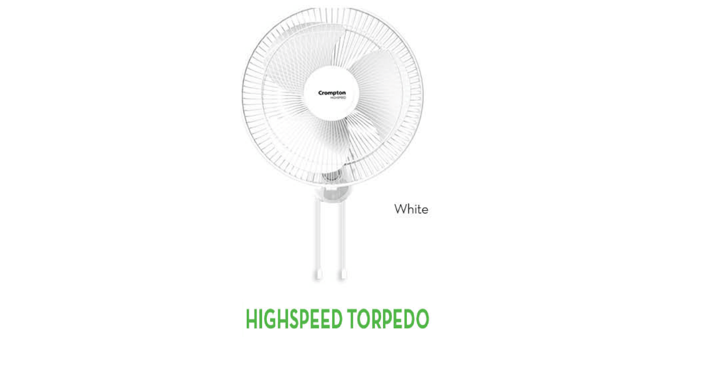 WALL FAN-HIGHSPEED TORPEDO-WHITE