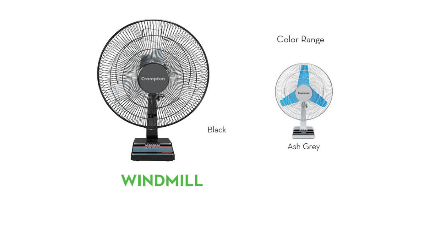 TABLE FAN-WAVESTAR-COOL GREY