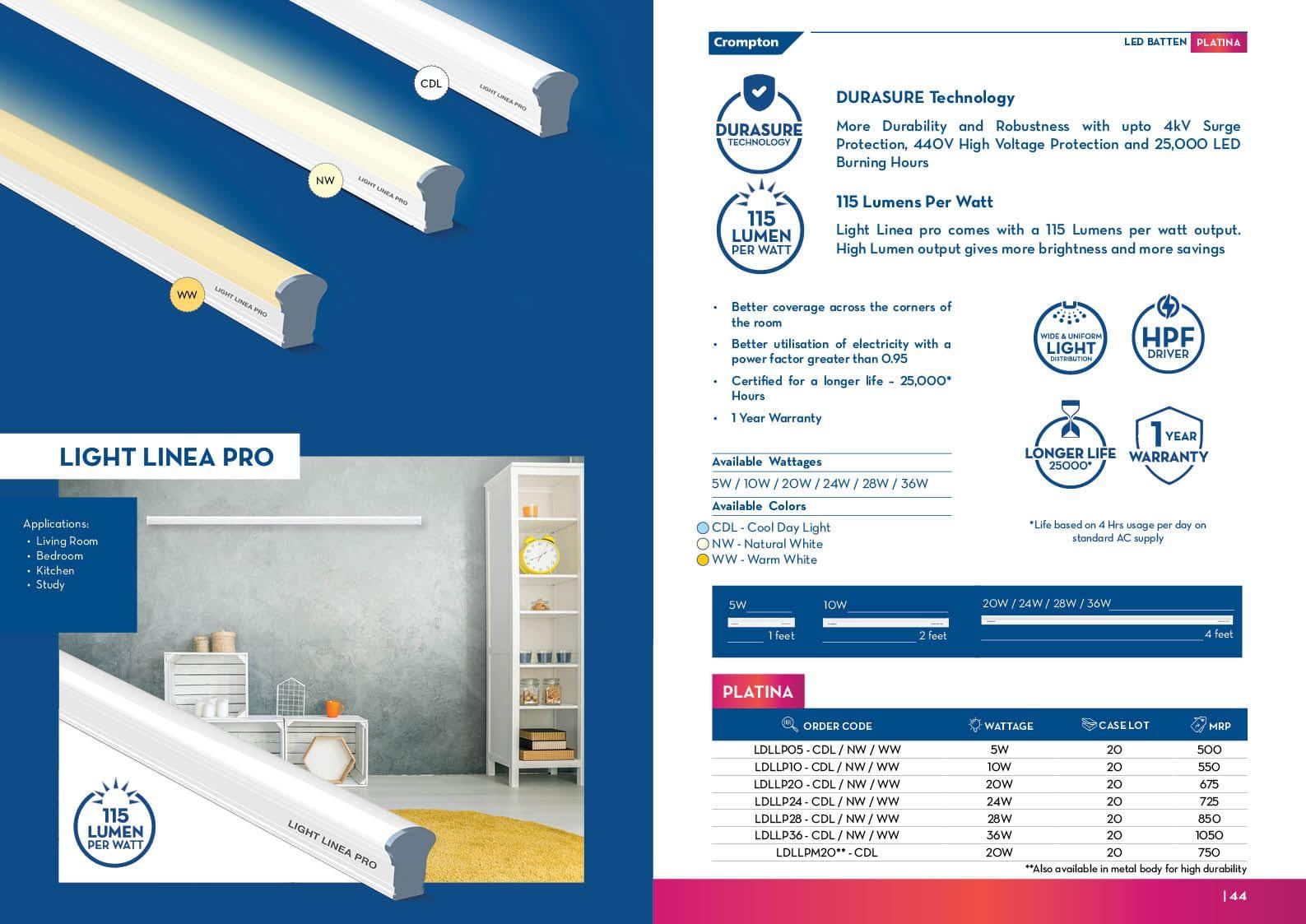 Light Linea Pro (Tube Light)
