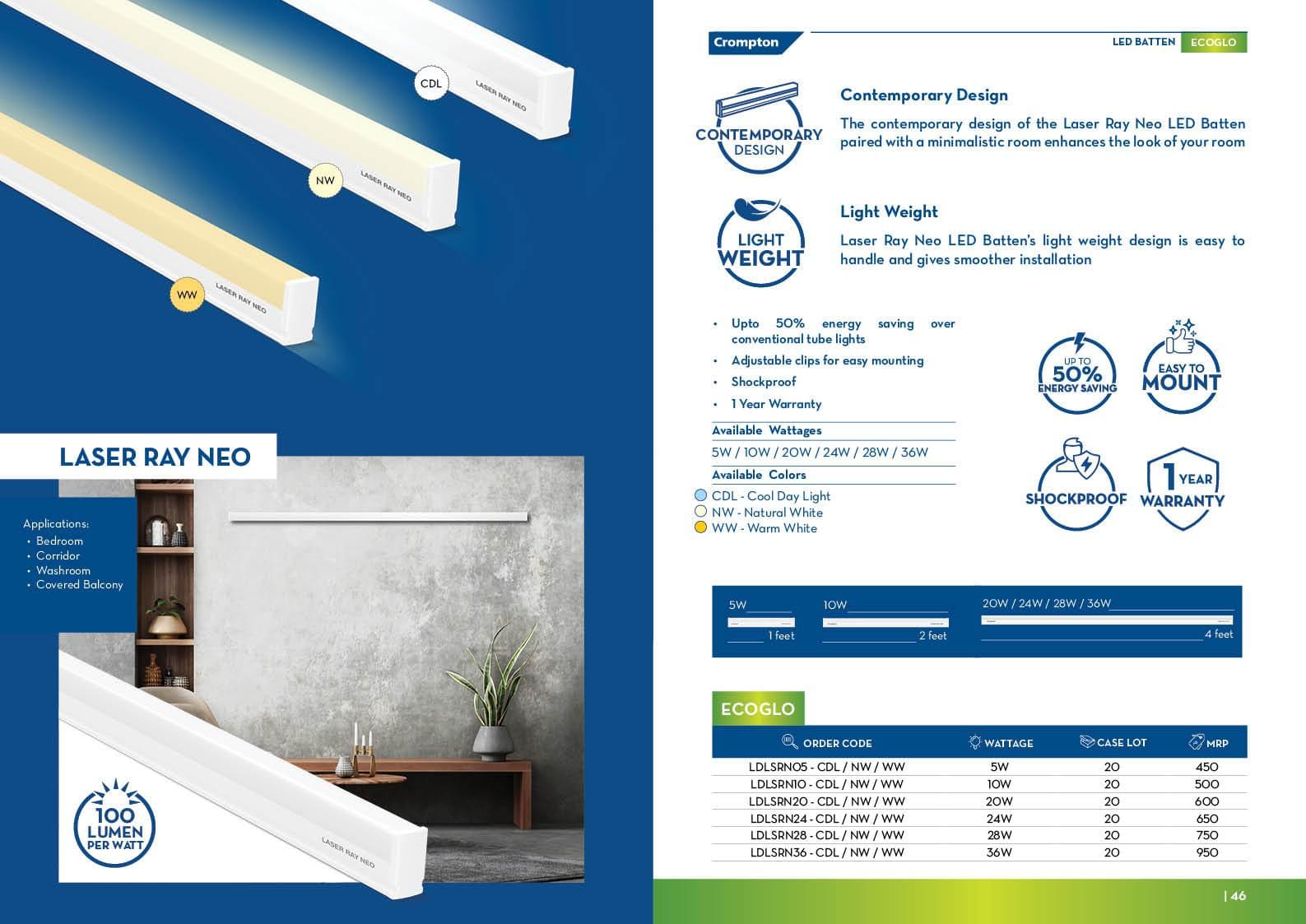 Laser Ray Neo (Tube Light)